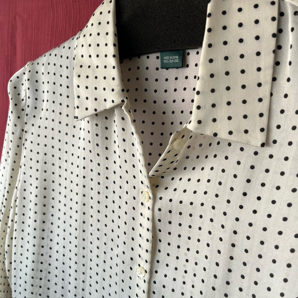 Vintage Retro Ralph Lauren Polka Dot Shirt